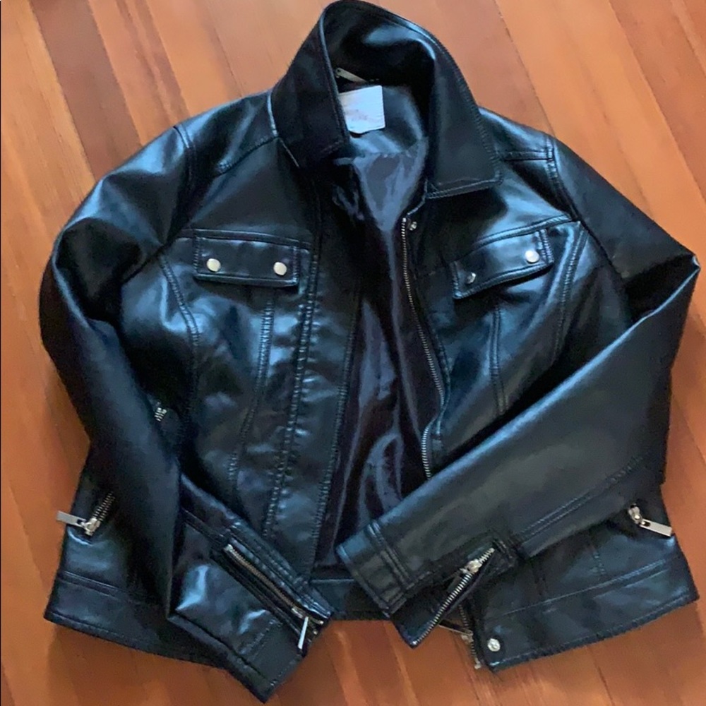 Ivy and main faux leather coat